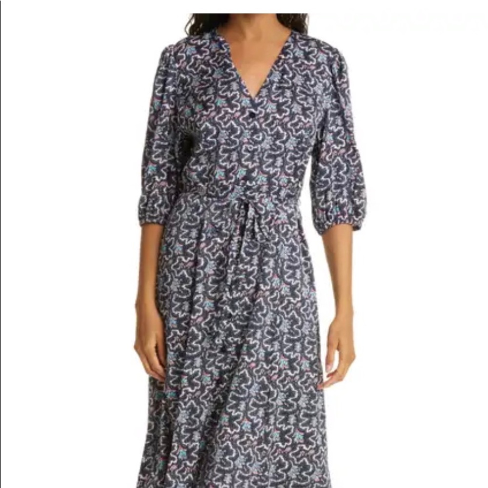 Nordstrom signature button front silk dress, 0